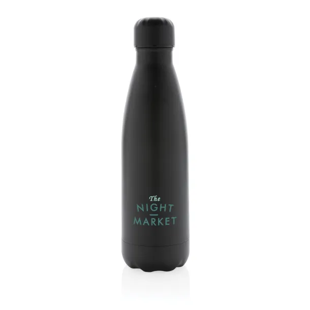  Solid color vacuum stainless steel bottle - XD Collection Black 