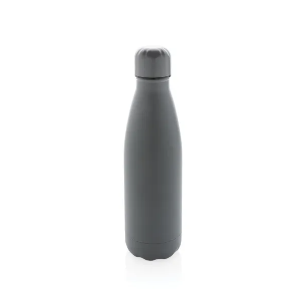  Solid color vacuum stainless steel bottle - XD Collection Grey 