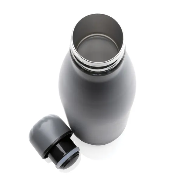  Solid color vacuum stainless steel bottle - XD Collection Grey 