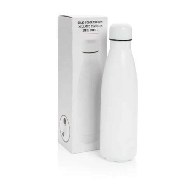  Vakumska boca od nehrđajućeg čelika, 500 ml - XD Collection Bijela