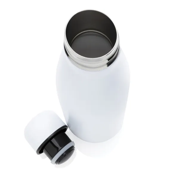  Solid color vacuum stainless steel bottle - XD Collection White 