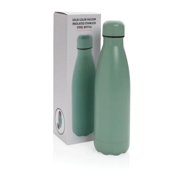  Solid color vacuum stainless steel bottle - XD Collection Green 