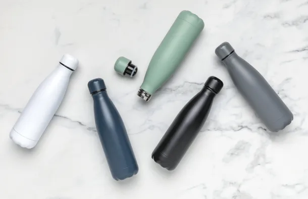  Solid color vacuum stainless steel bottle - XD Collection Green 