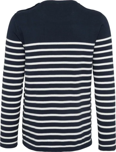  MEN'S SAILOR JUMPER - Kariban Navy White