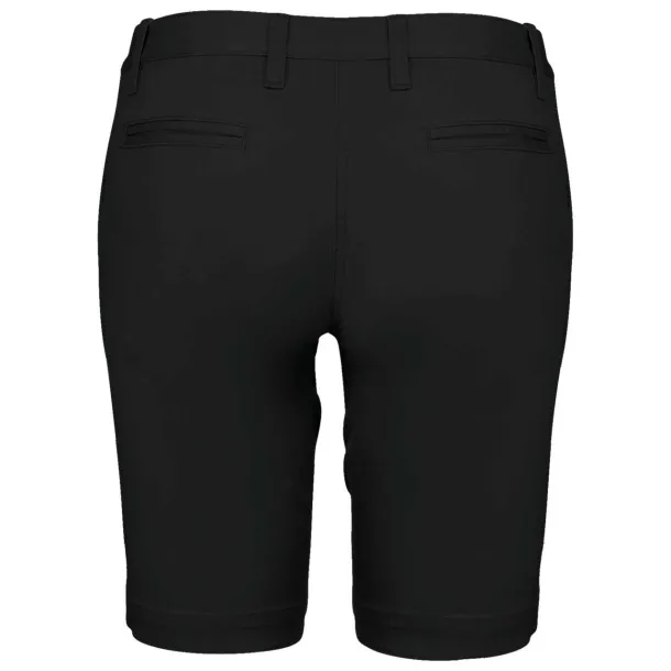  LADIES' CHINO BERMUDA SHORTS - Kariban Black