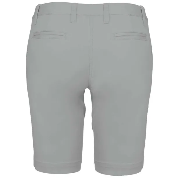  LADIES' CHINO BERMUDA SHORTS - Kariban Fine Grey