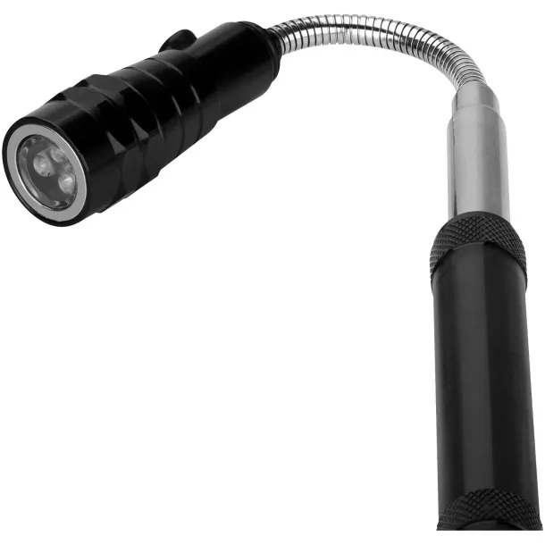 Magnetica pick-up tool torch light - STAC Solid black