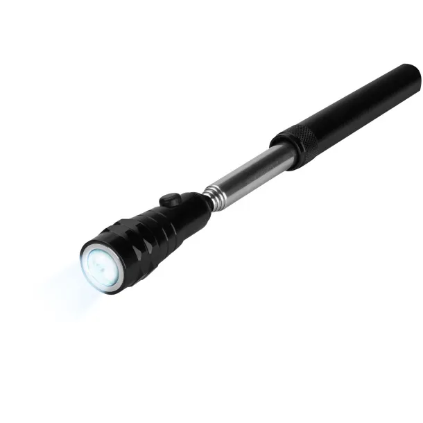 Magnetica pick-up tool torch light - STAC Solid black