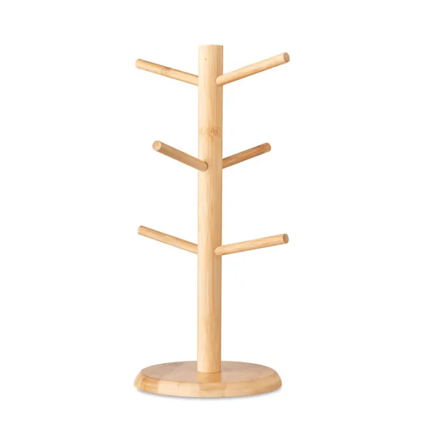 BOROCUPS Bamboo cup set holder Wood