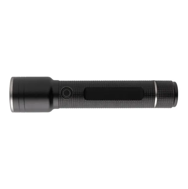  Gear X RCS recycled aluminum USB-rechargeable torch large - GearX Black 