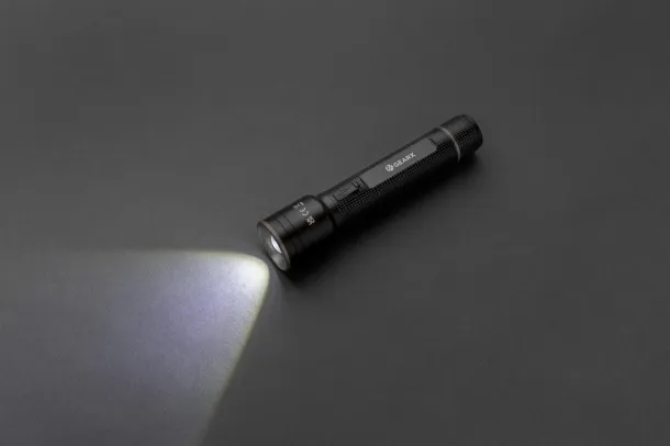  Gear X RCS recycled aluminum USB-rechargeable torch large - GearX Black 