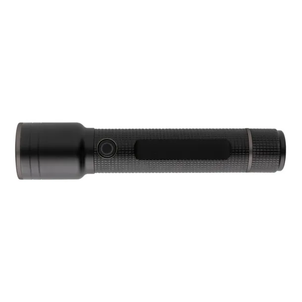  Gear X RCS recycled aluminum USB-rechargeable torch large - GearX Black 