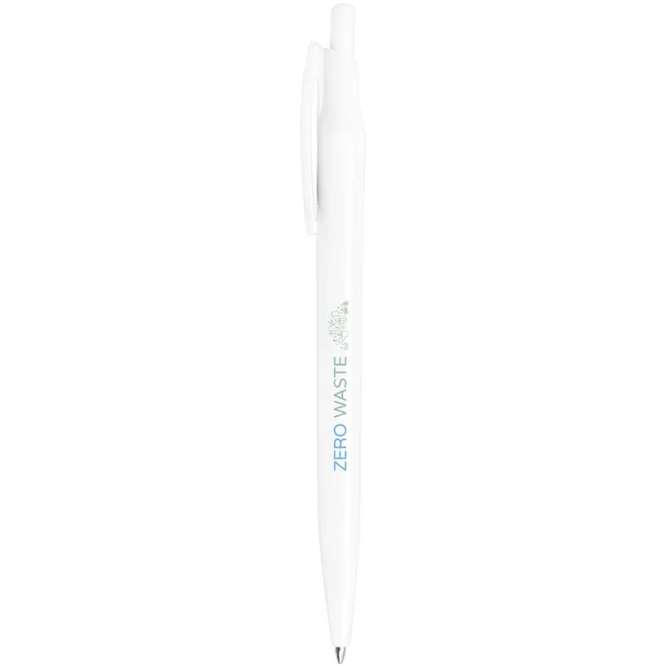 Alessio recycled PET ballpoint pen - Marksman White