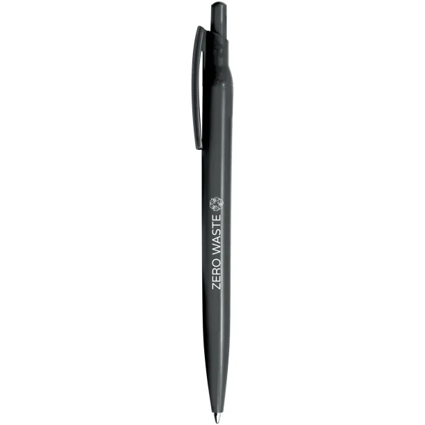 Alessio recycled PET ballpoint pen - Marksman Solid black