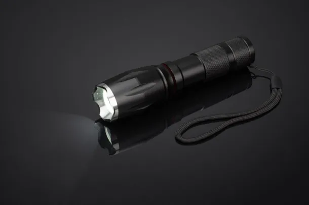 TORCO COB flashlight Crna