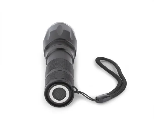 TORCO COB flashlight Crna