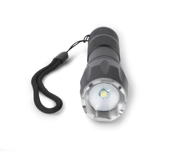 TORCO COB flashlight Crna