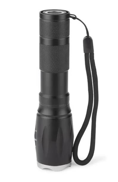 TORCO COB flashlight Crna