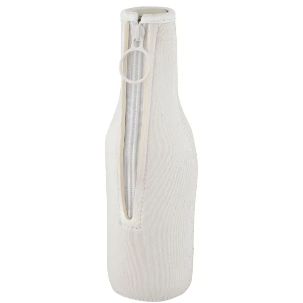 Fris recycled neoprene bottle sleeve holder - Unbranded White