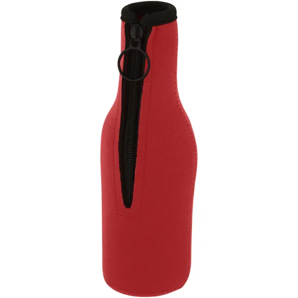 Fris recycled neoprene bottle sleeve holder - Unbranded Red