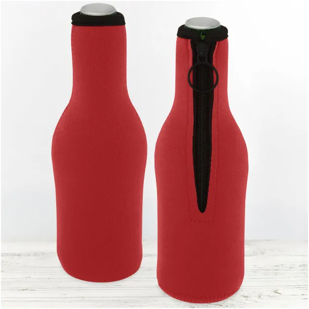 Fris recycled neoprene bottle sleeve holder - Unbranded Red