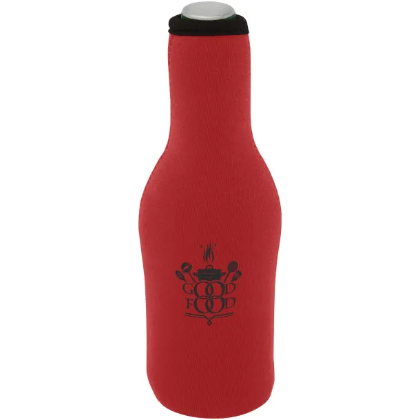 Fris recycled neoprene bottle sleeve holder - Unbranded Red