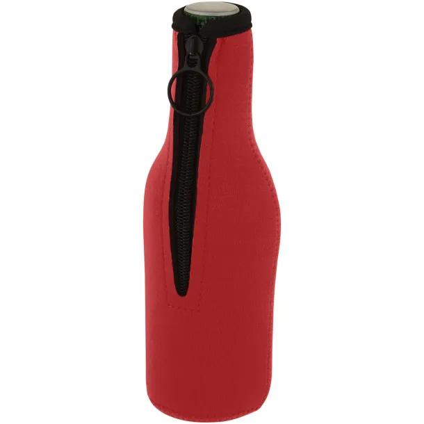 Fris recycled neoprene bottle sleeve holder - Unbranded Red