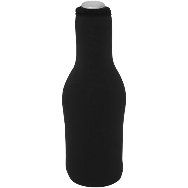 Fris recycled neoprene bottle sleeve holder Solid black