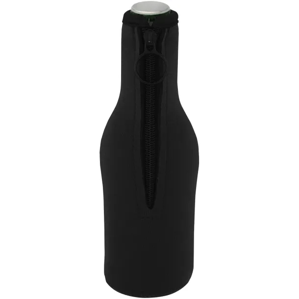 Fris recycled neoprene bottle sleeve holder Crna
