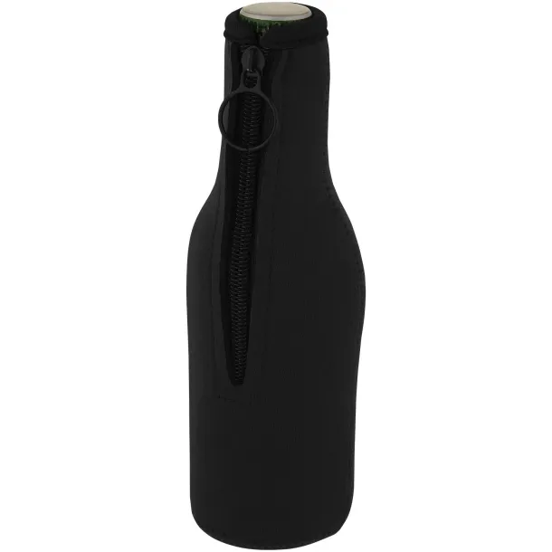 Fris recycled neoprene bottle sleeve holder Solid black