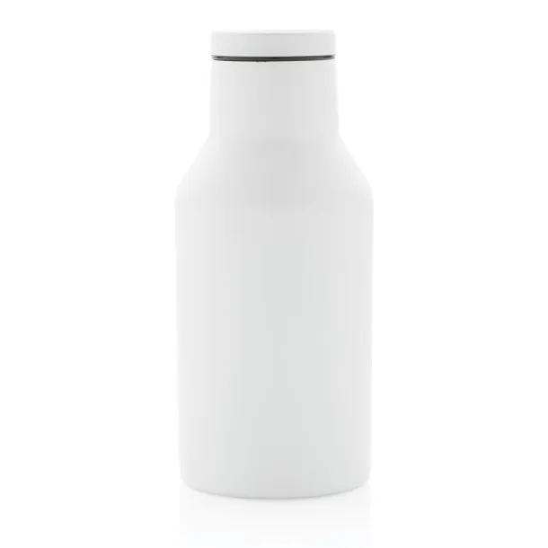  RCS Recycled stainless steel compact bottle - XD Collection White 