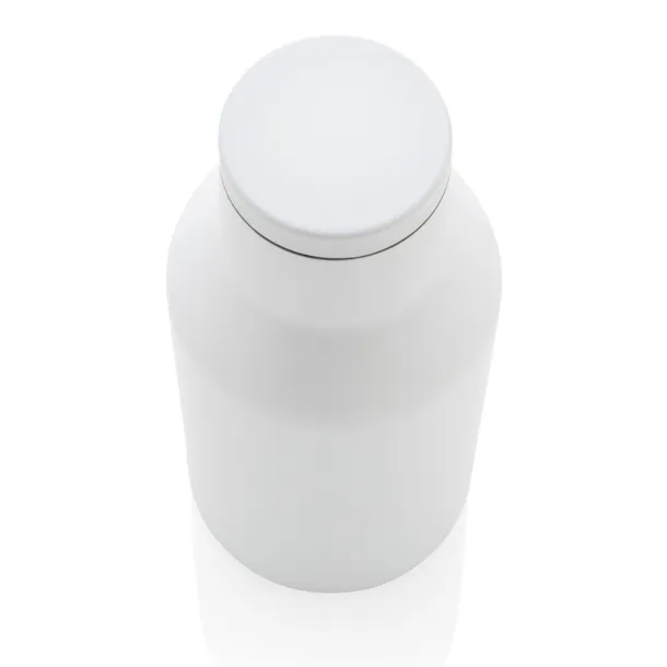  RCS Recycled stainless steel compact bottle - XD Collection White 