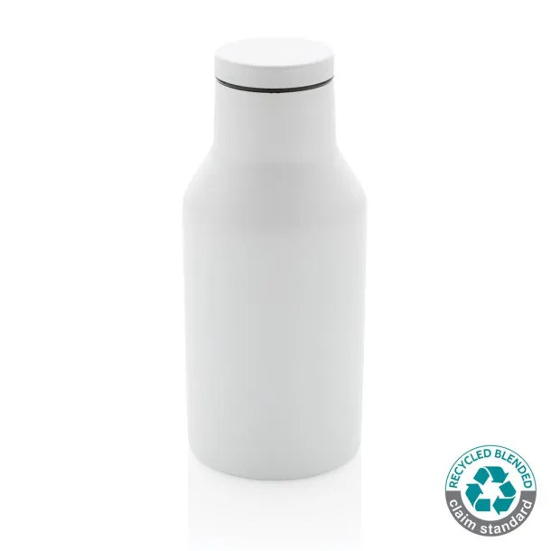  RCS Recycled stainless steel compact bottle - XD Collection White 