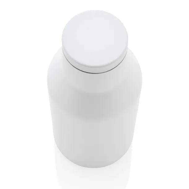  RCS Recycled stainless steel compact bottle - XD Collection White 