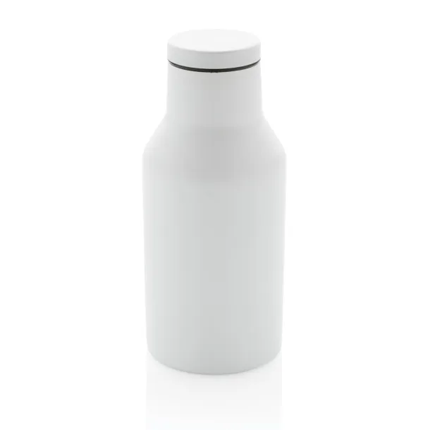  RCS Recycled stainless steel compact bottle - XD Collection White 