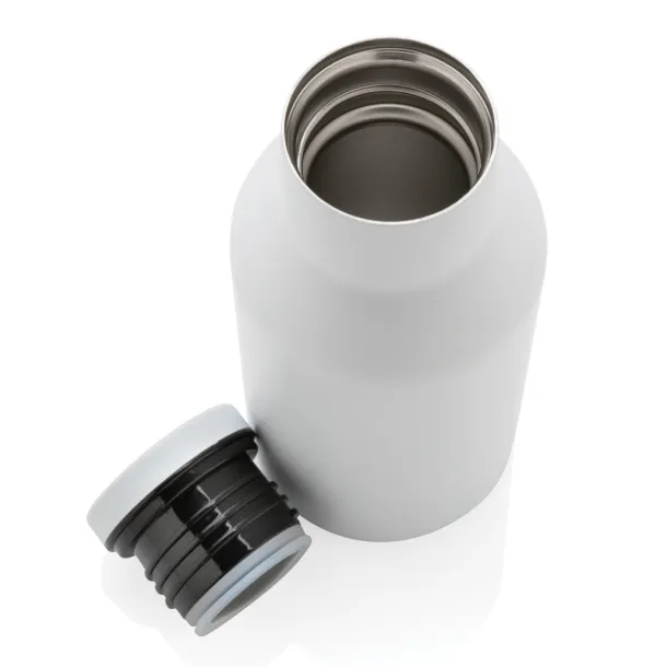  RCS Recycled stainless steel compact bottle - XD Collection White 