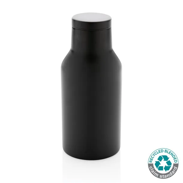  RCS Recycled stainless steel compact bottle - XD Collection Black 