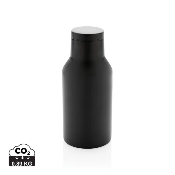  RCS Recycled stainless steel compact bottle - XD Collection Black 