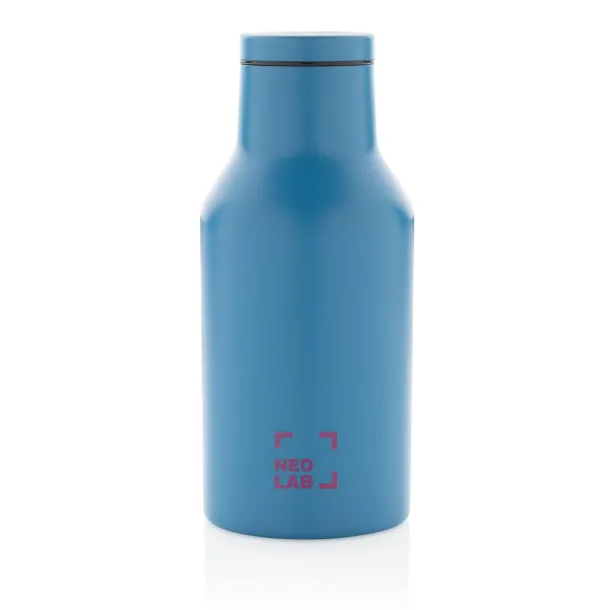  RCS Recycled stainless steel compact bottle - XD Collection blue 