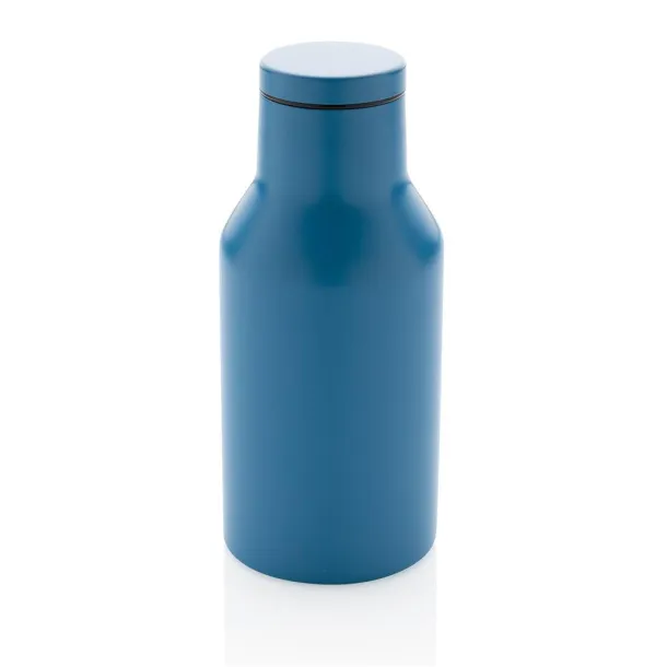  RCS Recycled stainless steel compact bottle - XD Collection blue 