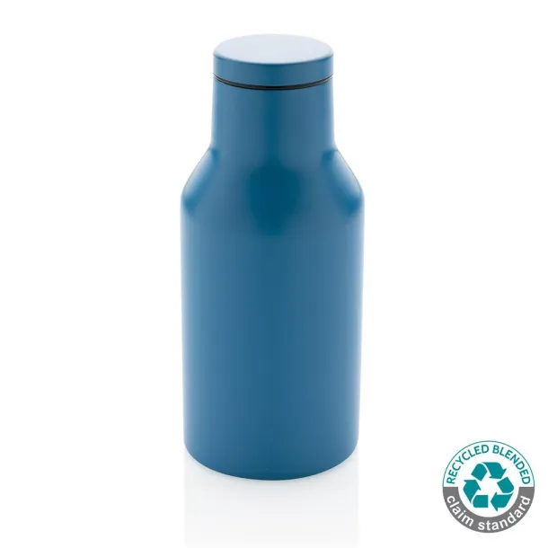  RCS Recycled stainless steel compact bottle - XD Collection blue 