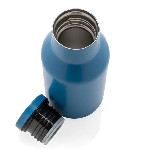  RCS Recycled stainless steel compact bottle - XD Collection blue 