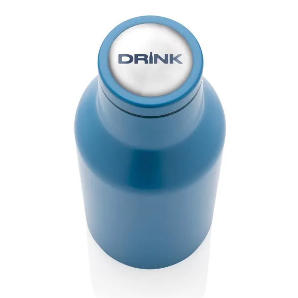  RCS Recycled stainless steel compact bottle - XD Collection blue 