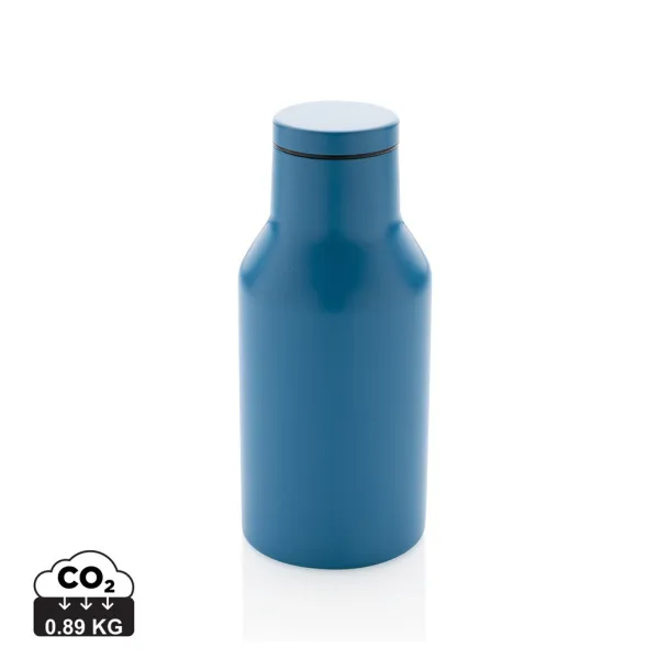  RCS Recycled stainless steel compact bottle - XD Collection blue 