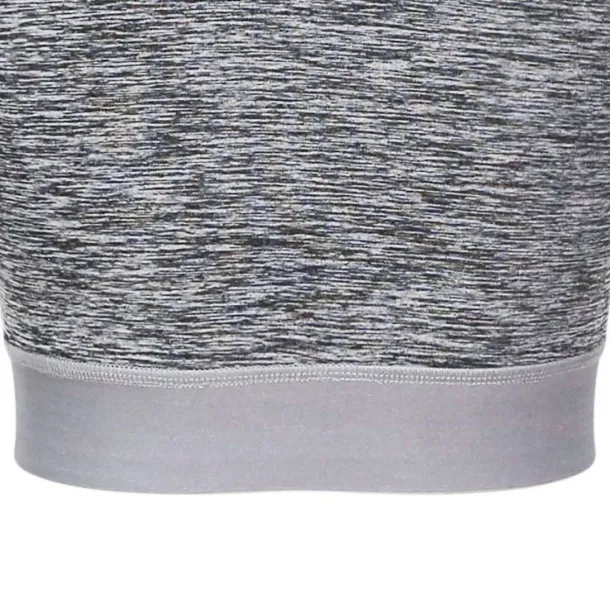  Ženski crop top s dugim rukavima - Just Cool Grey Melange