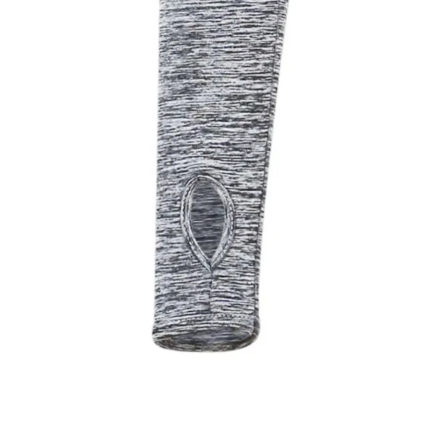  Ženski crop top s dugim rukavima, 210 g/m2 - Just Cool Grey Melange