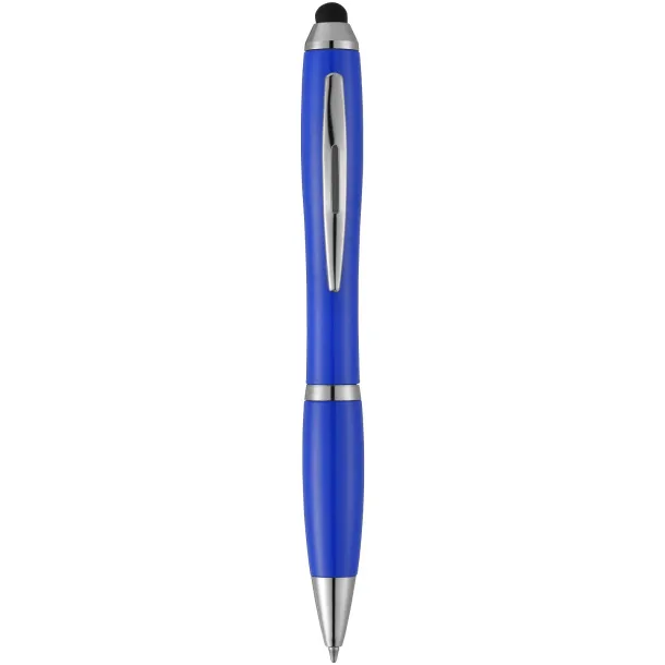 Nash stylus ballpoint pen with coloured grip - Unbranded Royal blue