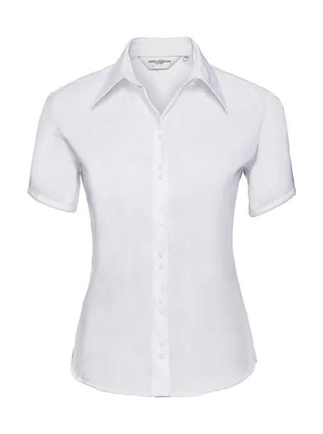  Ladies Ultimate Non-iron Shirt - Russell Collection Bijela