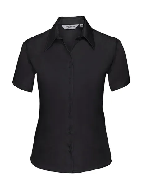  Ladies Ultimate Non-iron Shirt - Russell Collection Black