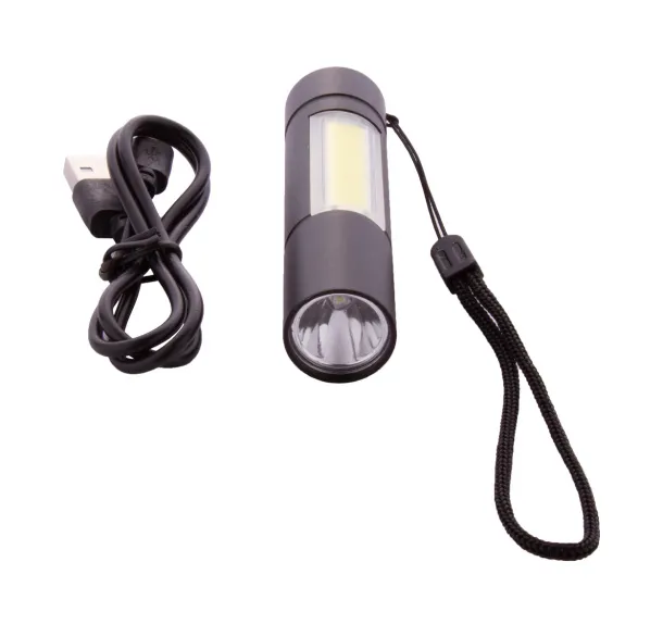 Chargelight Plus rechargeable flashlight Black